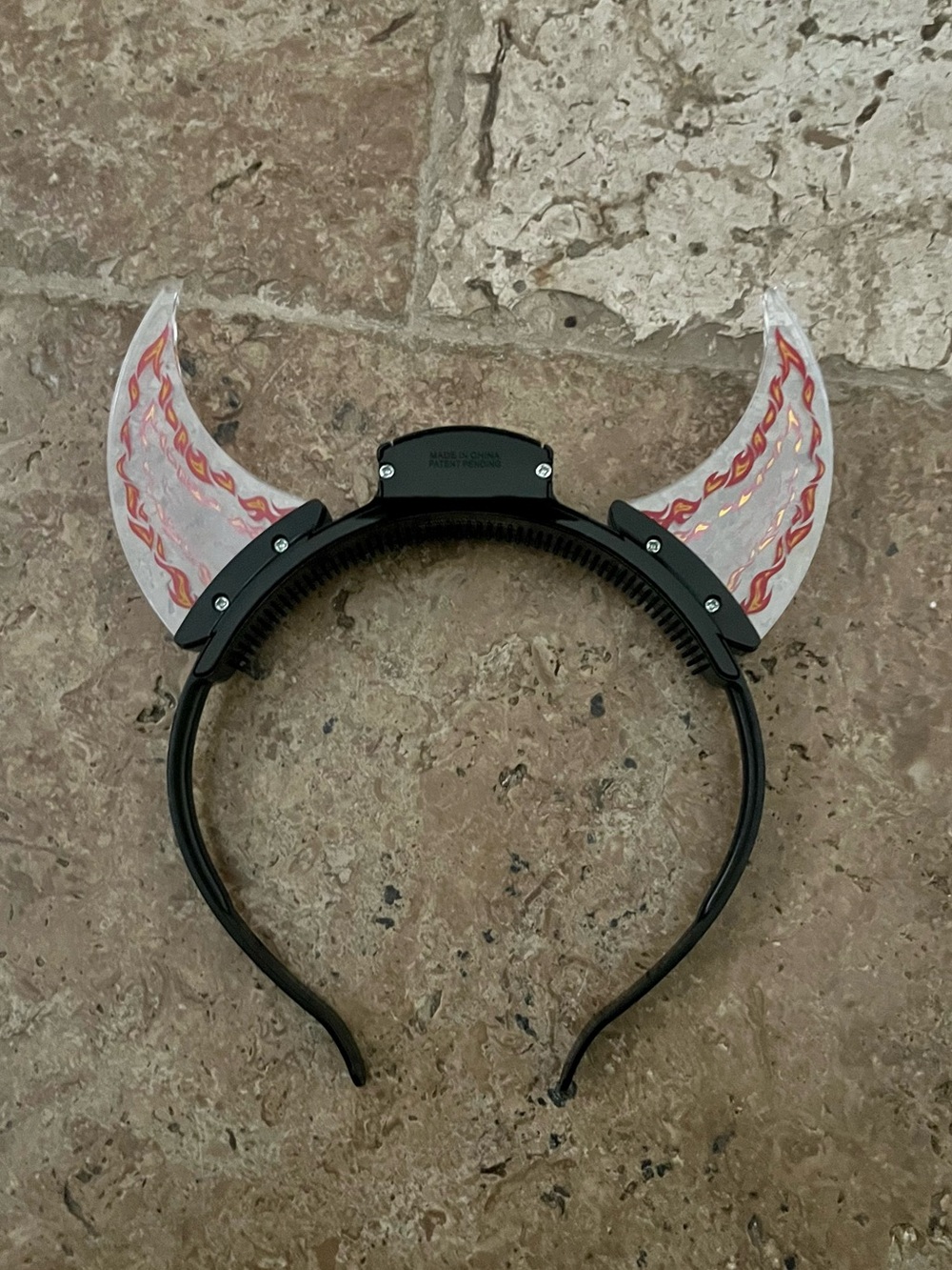 Universal Studios HHN 2018 Dancing Flames Light Up Devil Horn Headband
